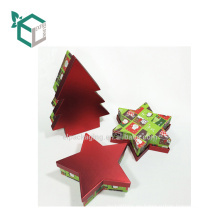 Papel de Navidad bebé chocolate tarjeta de Navidad papel Árbol de Navidad estrella caja de regalo